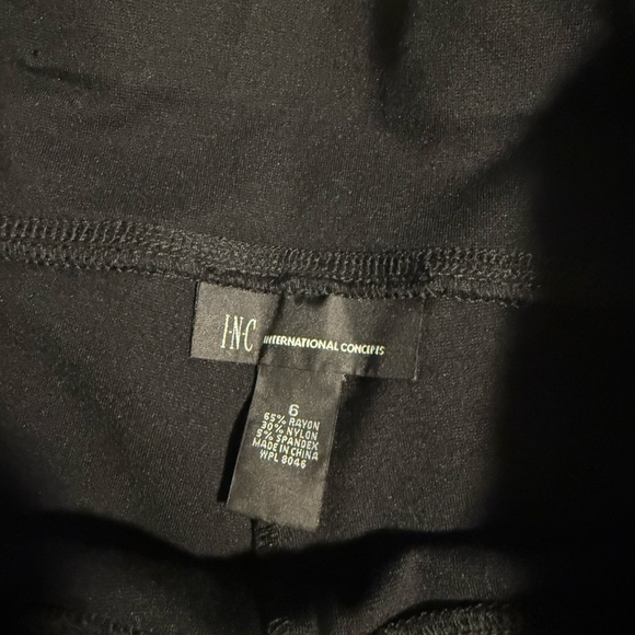 10 Items for $20: INC International Concepts Jet Black Leggings - Picture 2 of 3